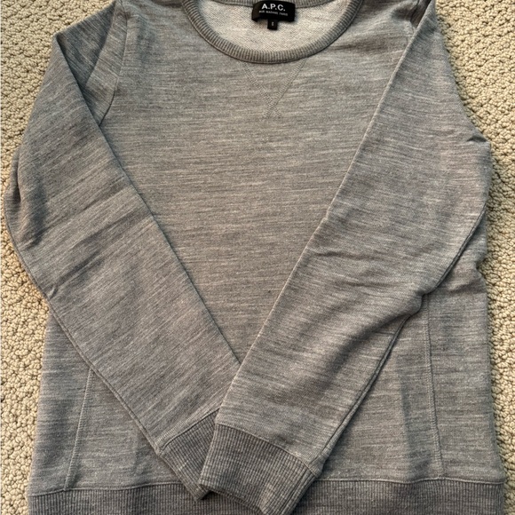 A.P.C. Sweaters - A.P.C. Heather Gray Women's Sweatshirt